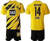 2020-21 Dortmund 14 SCHULZ Home Soccer Jersey,baseball caps,new era cap wholesale,wholesale hats